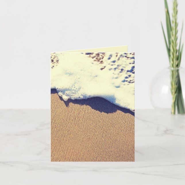 Carte vague sablonneuse (Devant)