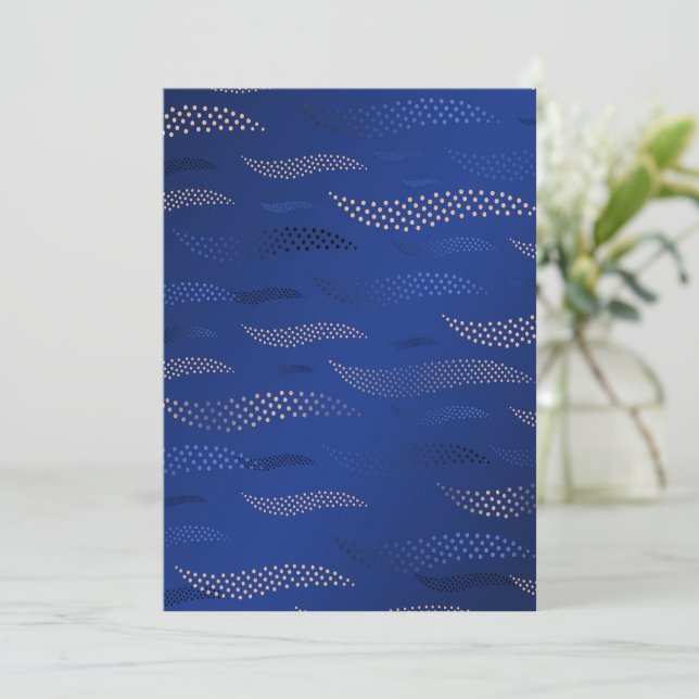 Carte Vagues Tigre (motif stylisé) 2 (Debout devant)