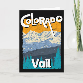 Carte Vail Colorado Montagne État Montagnes Rocheuses Te