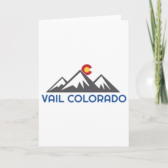 Carte Vail, Colorado Rocheuses  (Devant)