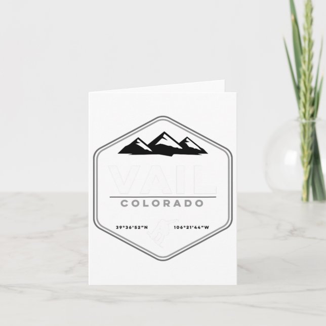 Carte Vail Colorado Snowboard T (Devant)