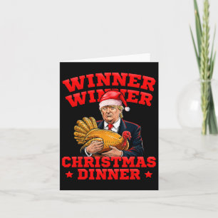 Carte Vainqueur de Trump drôle Dîner de Noël Turquie