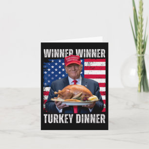Carte Vainqueur Turquie Dîner Humour Drôle Trump que Tru