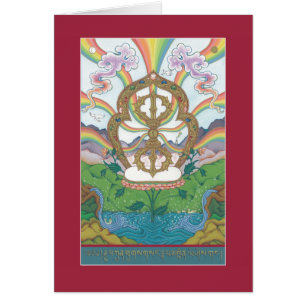 CARTE Vajra (Dorje) - avec l'explication