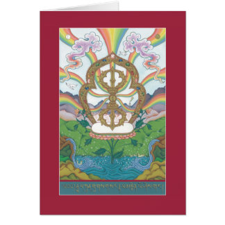 CARTE Vajra (Dorje) - avec l'explication