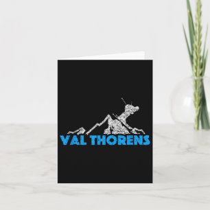 Carte Val Thorens Ski Snowboard France Resort Dist