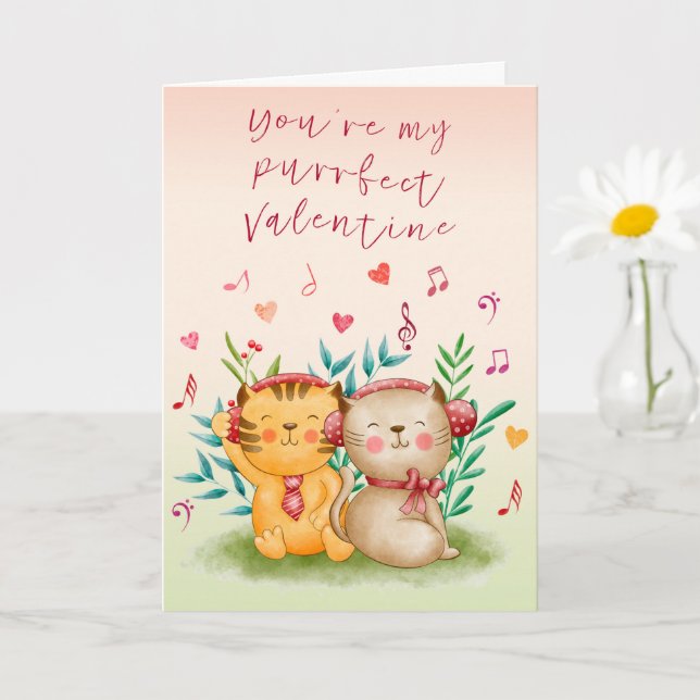 Carte Valentin parfait (Petite plante)