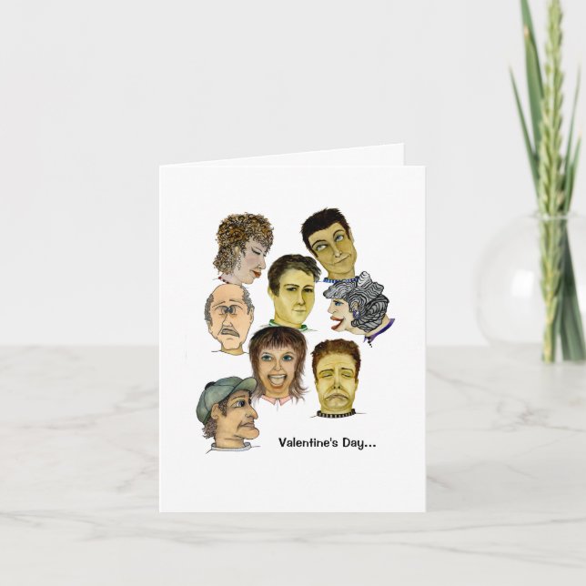 Carte Valentine : Bonne journée de sensibilisation célib (Devant)