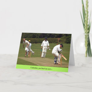 Carte Valentine Cricket