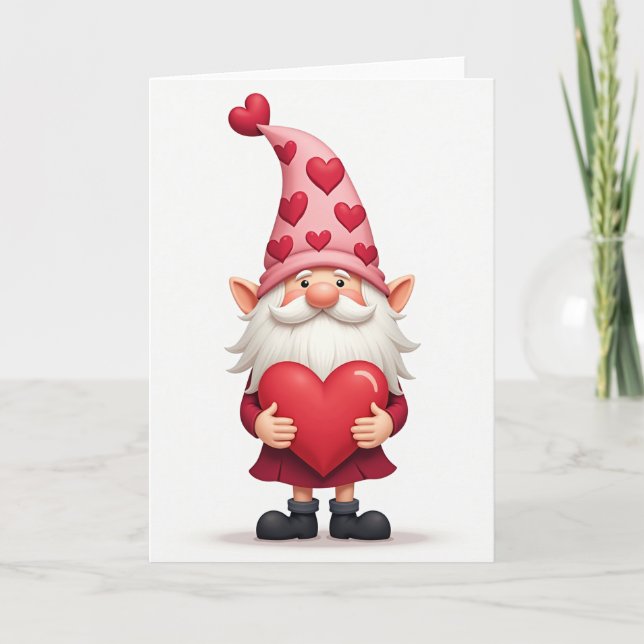 Carte Valentine Gnome Love Card (Devant)