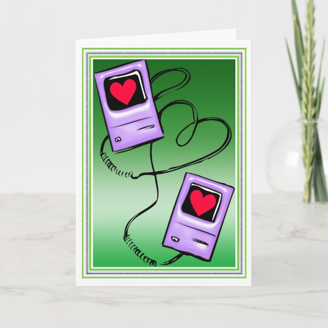 Carte Valentine "iPod Twosome" (Devant)