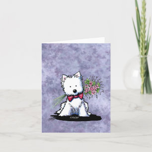 Carte Valentine KiniArt Westie