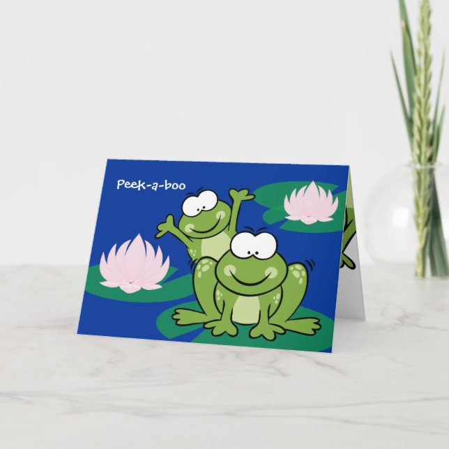 Carte Valentine Love Froggy Kids (Devant)