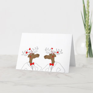 Carte Valentine Moose Adulte