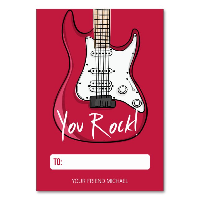 Carte Valentine pour enfants Rock (Par défaut)
