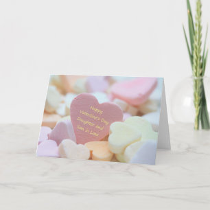 Carte Valentine pour fille et mari