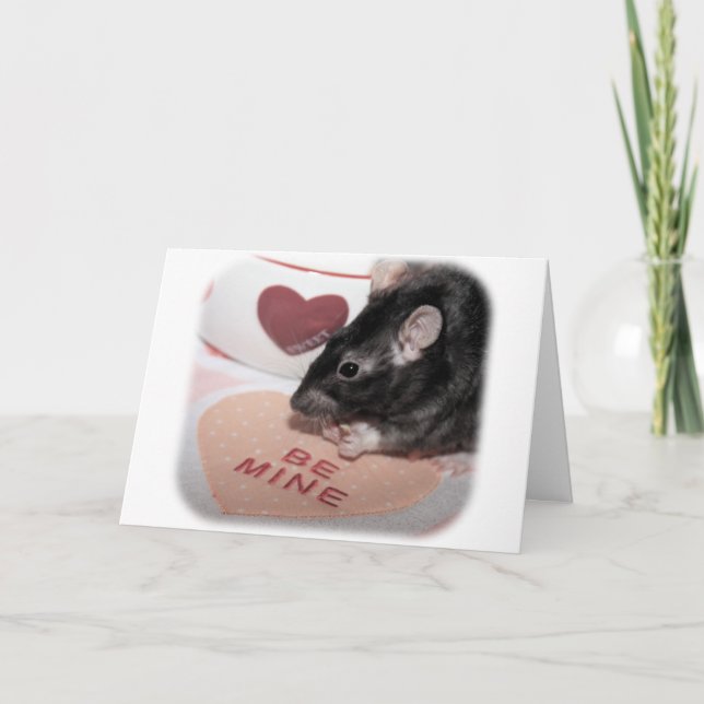 Carte Valentine Rattie (Devant)