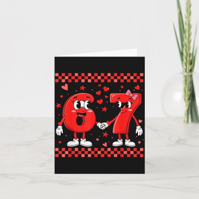 Carte Valentine’s Day 67 Meme Funny Six Seven 6 7 Valent (Devant)