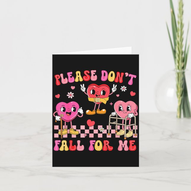Carte Valentine s'il vous plaît ne tombe pas amoureux de (Devant)