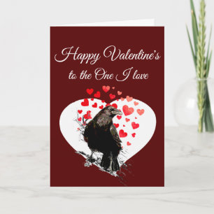 Carte Valentine to One I love Edgar Allan Poe Poe