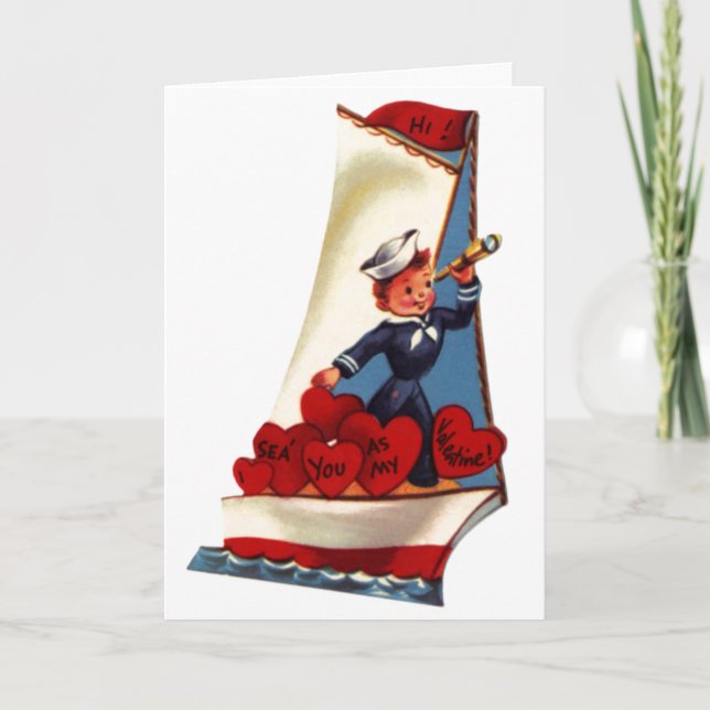 Carte Valentine vintage 9 (Devant)