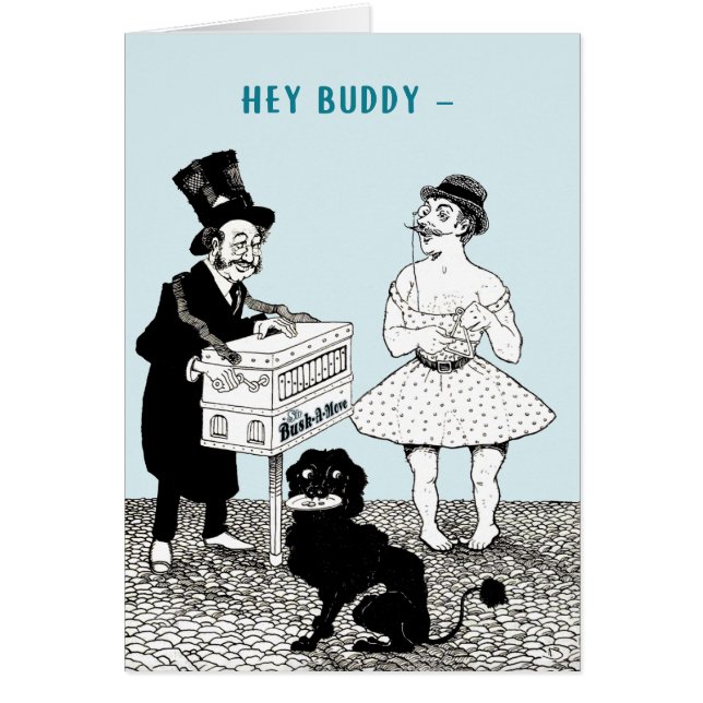 Carte Valentine vintage Busker Buddies (Devant)