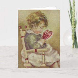 Carte Valentine Vintage Lil Darling