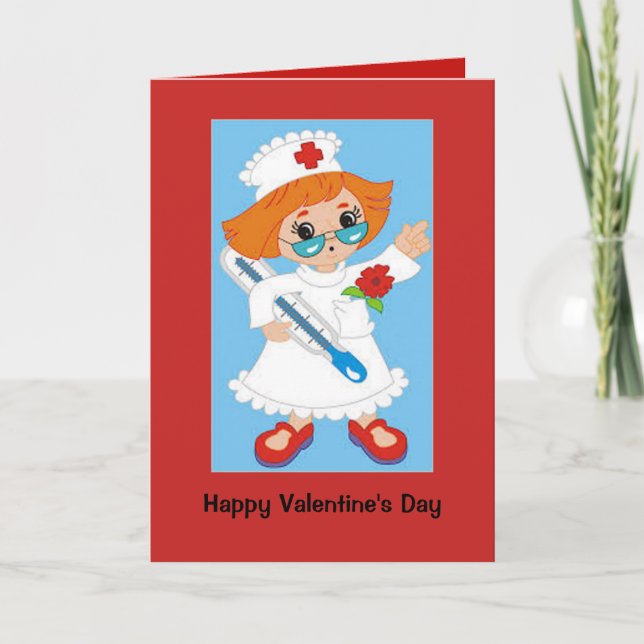 Carte Valentine's Day for Nurse (Devant)