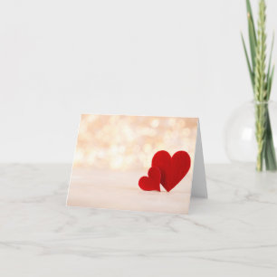 Carte Valentines day greeting card.