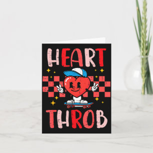 Carte Valentines Day Heart Throb Planche à Roulettes Mig