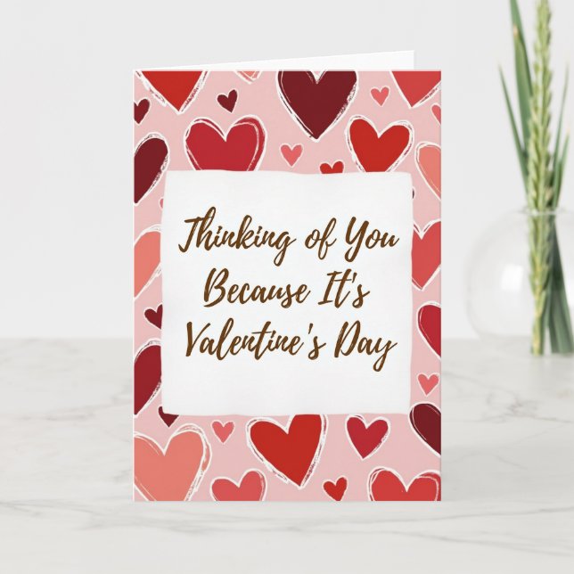 Carte Valentines Day Thinking Of You Card (Devant)