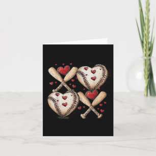 Carte Valentines de baseball Retro Jour Xoxo Funny Kids 
