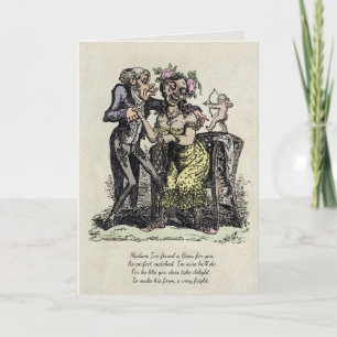 Carte Valentines de vinaigre vintage