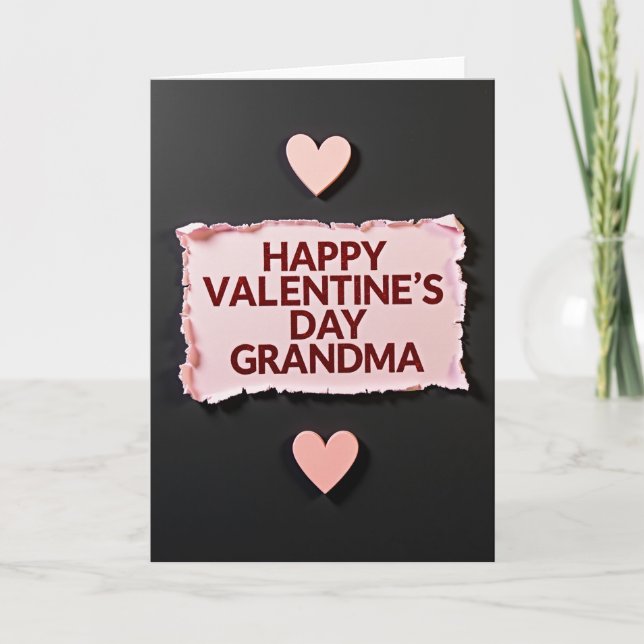 Carte Valentines Grandma Love Card (Devant)