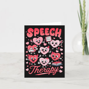 Carte Valentines Jour Discours Thérapeute Slpa Slp V