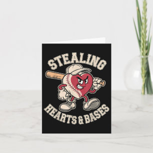 Carte Valentines Jour Garçons Joueur De Baseball Voler C