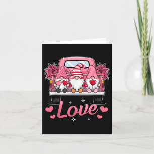 Carte Valentines Jour mignonne Amour Coeur Gnome Funny G