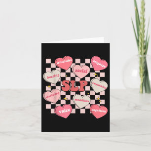 Carte Valentines Jour Slp Candy Coeur Voix Thérapie Vite