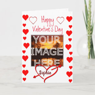 Carte Valentines personnalisées