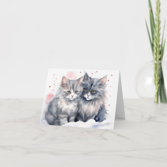 Carte Valentines pliée (Devant)