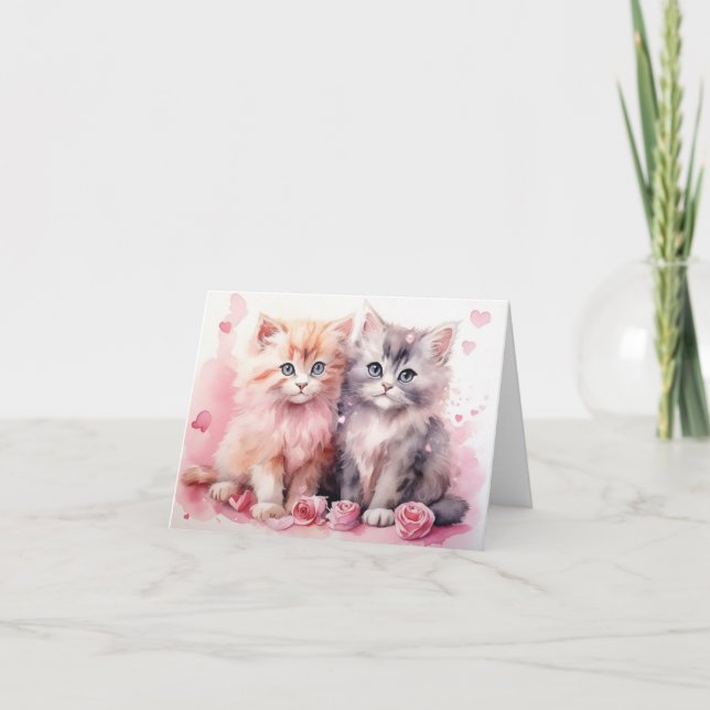 Carte Valentines pliée (Devant)