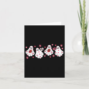 Carte Valentines Rétro Jour mignonne Ghost Boo Femmes Éf