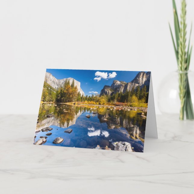 Carte Vallée de Yosemite à l'automne (Devant)