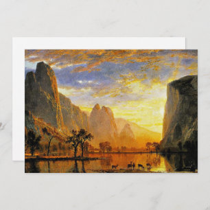 Carte Vallée de Yosemite par Albert Bierstadt