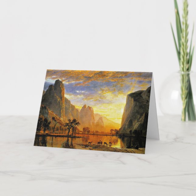 Carte Vallée de Yosemite par Albert Bierstadt (Devant)
