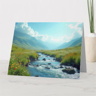 Carte Vallée Nature Extérieur Paysage Calme Art Paisible