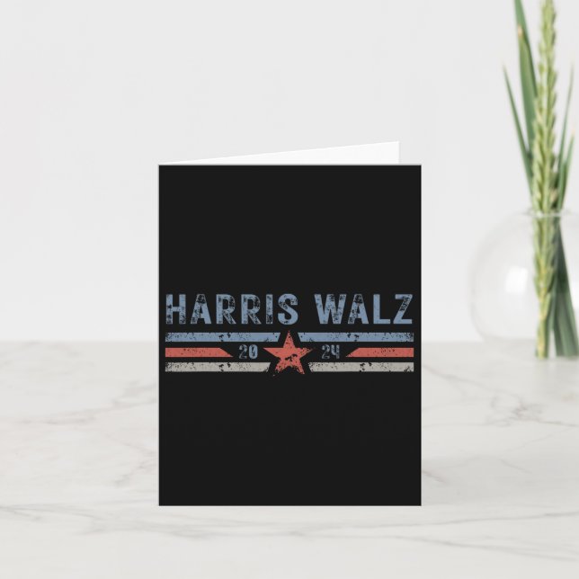 Carte Valse 2024 Election Kamala Harris Tim Waltz 2024 2 (Devant)