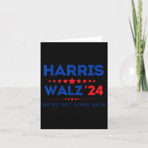 Carte Valse Nous Ne Retournons Pas Kamala Harris 2024