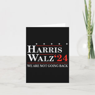 Carte Valse Nous Ne Retournons Pas Kamala Harris 2024 2