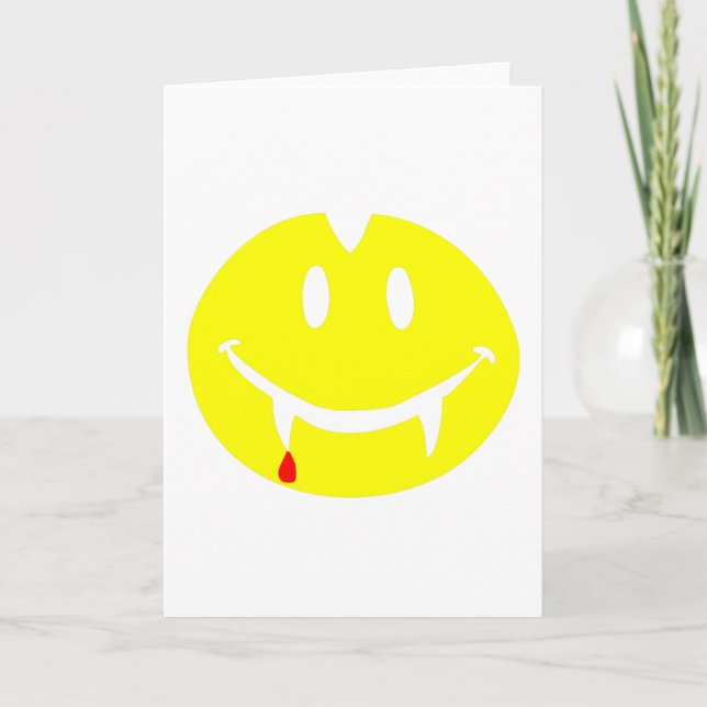 Carte vampire emoji dracula (Devant)